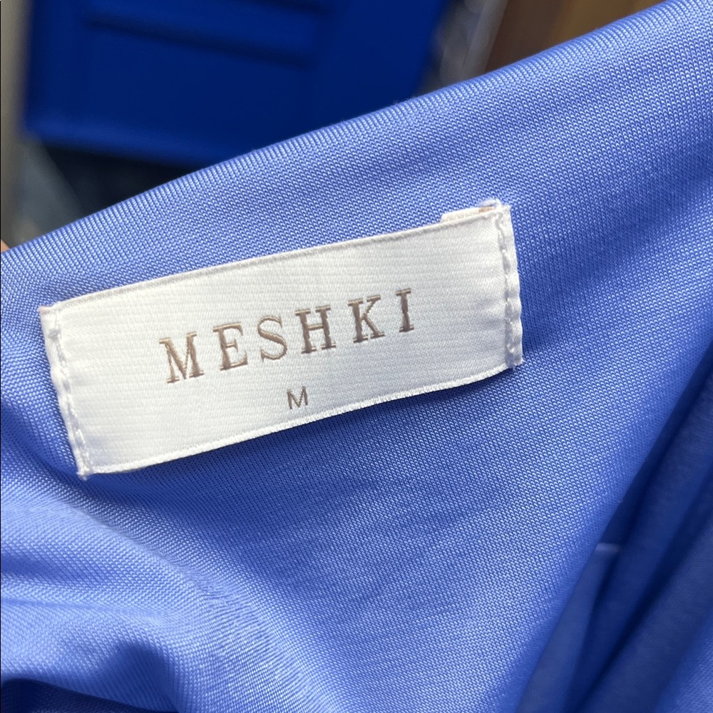 Meshki Periwinkle Blue Maxi Slip Dress - Picture 3 of 7